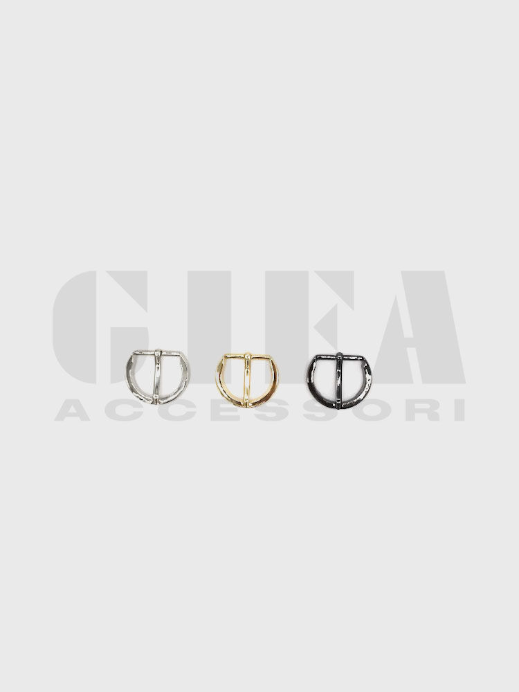 Fibbia mezza luna 2,5 cm art 2522