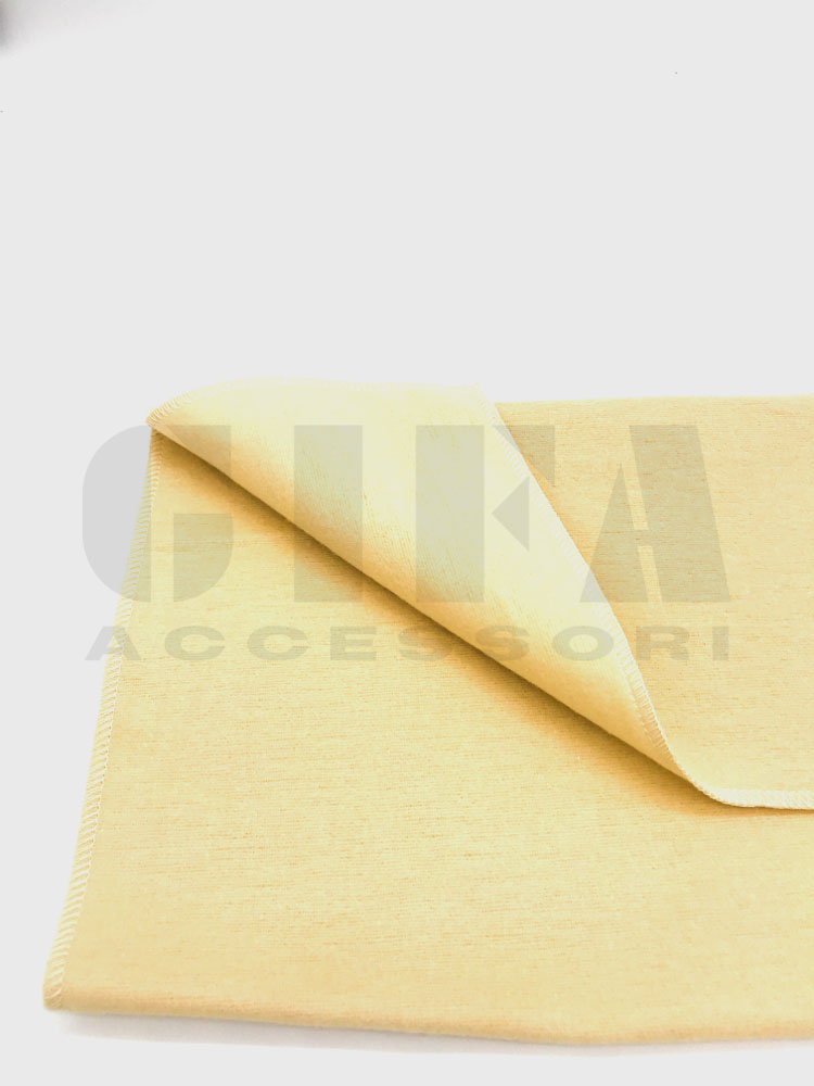 Custodie con pattina in cotone colore beige