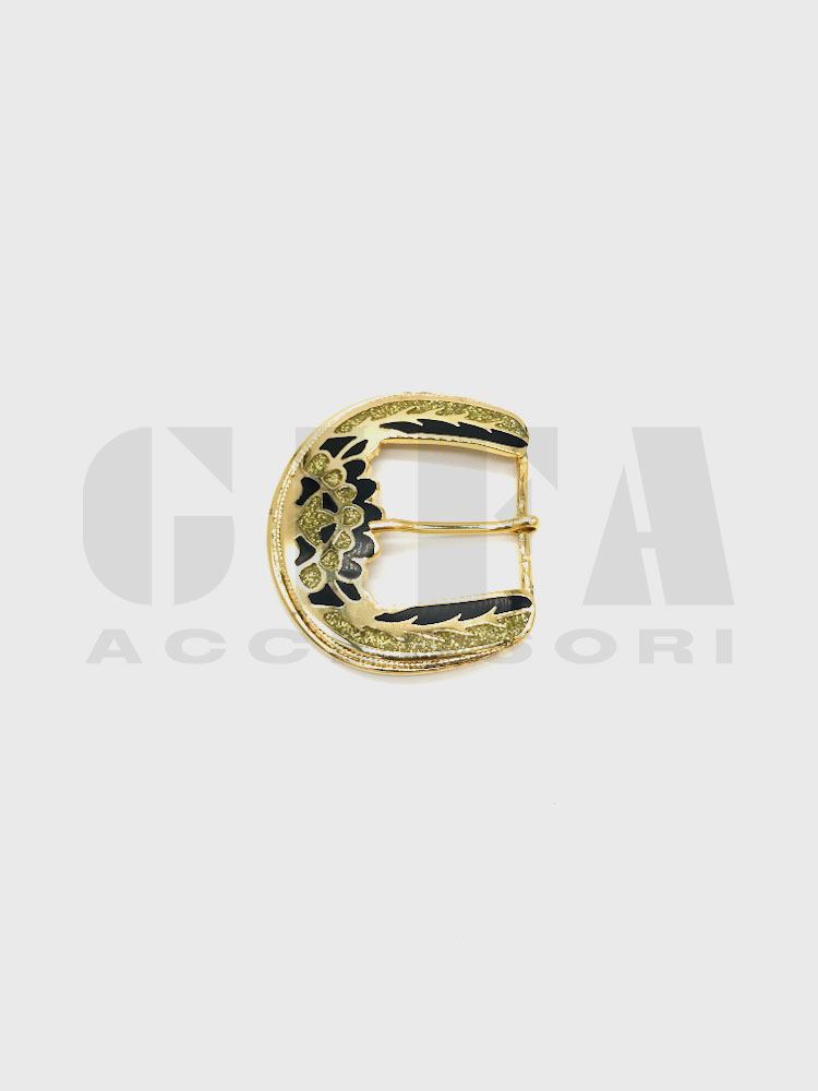 Fibbia per cinture 3 cm smaltata