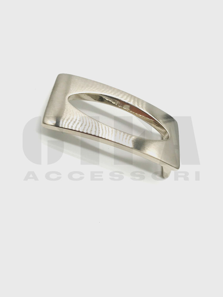 Fibbia per cinture 3 cm rettangolare con foro ovale