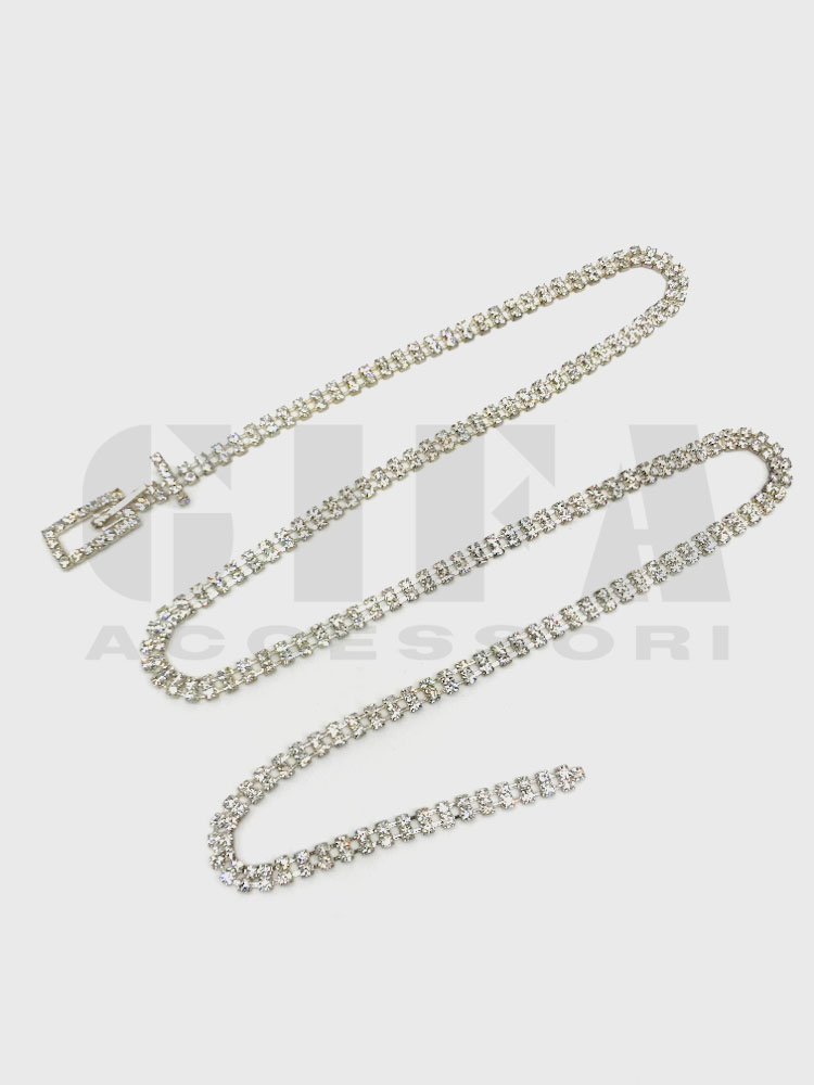 Cintura di strass 8 mm