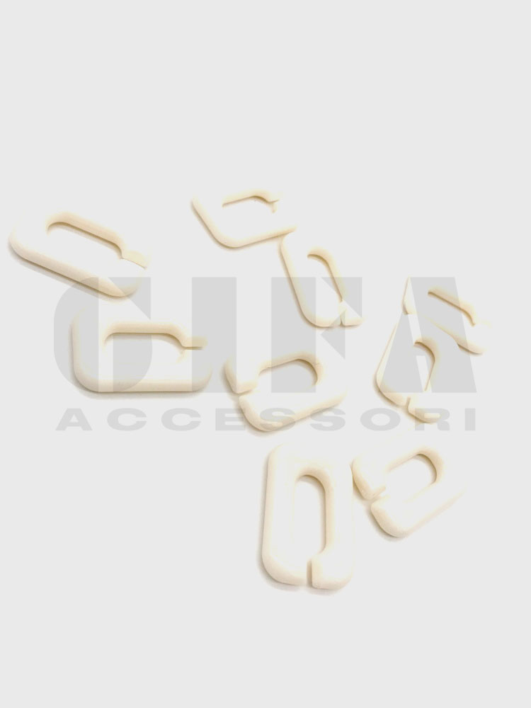 Anelli in plastica rettangolari componibili