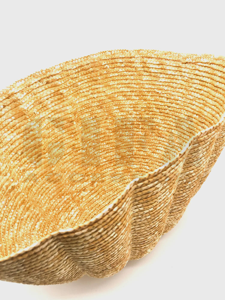 Borsa in paglia mod onde col. naturale senza manico g610