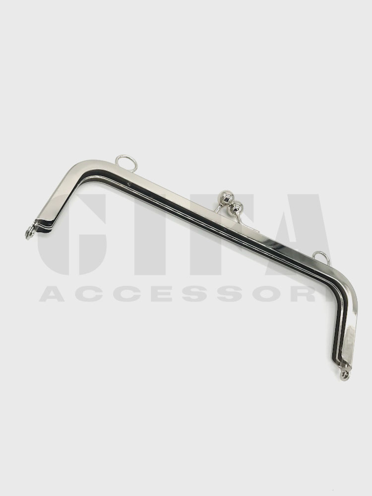 Cerniera a scatto 19 cm nikel