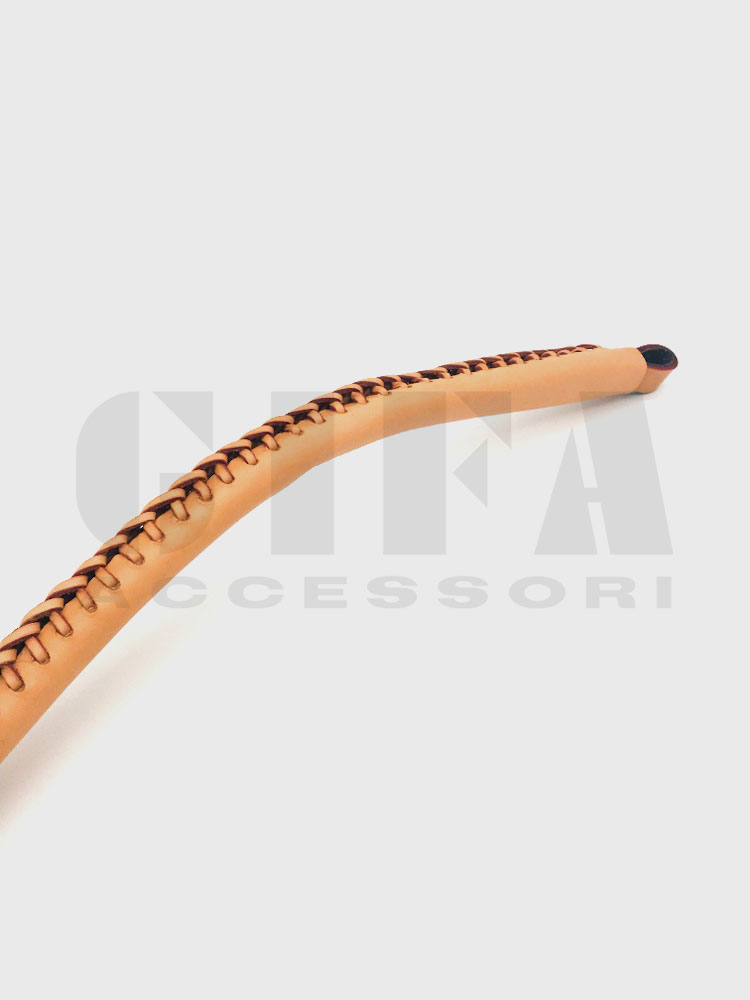 Bracciale In Pelle Intrecciata LERYDESI Con Cupola In Vetro Arcobaleno, Regolabile 15,2 Cm, Gioiello Personalizzato Fatto A Mano, Unisex - 3