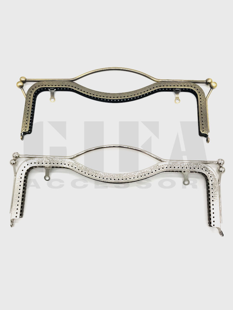 Clic clac per borse con manico e fori cm 27 x 9,5