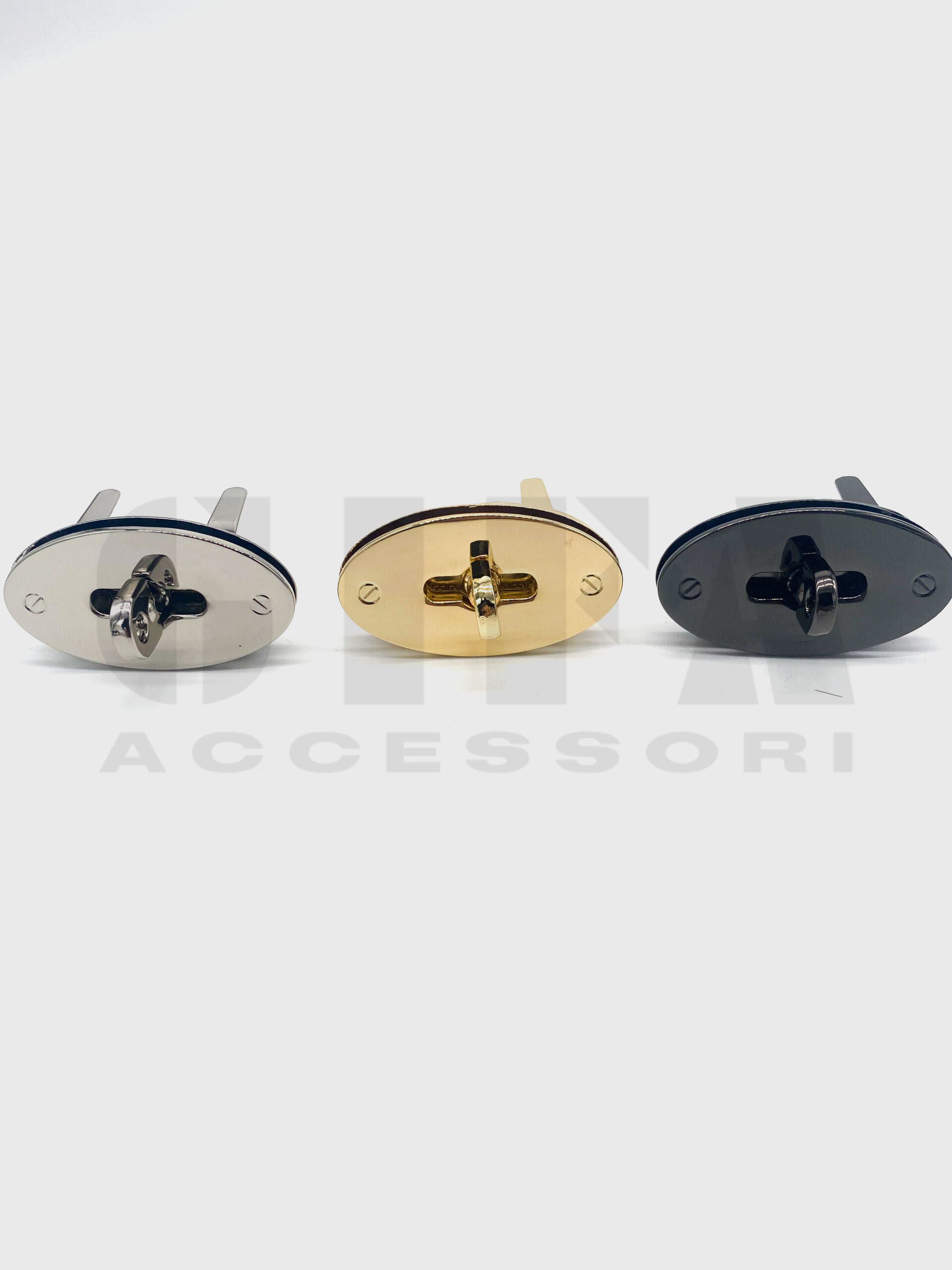 Chiusura girello piatta ovale 5 cm art 01080