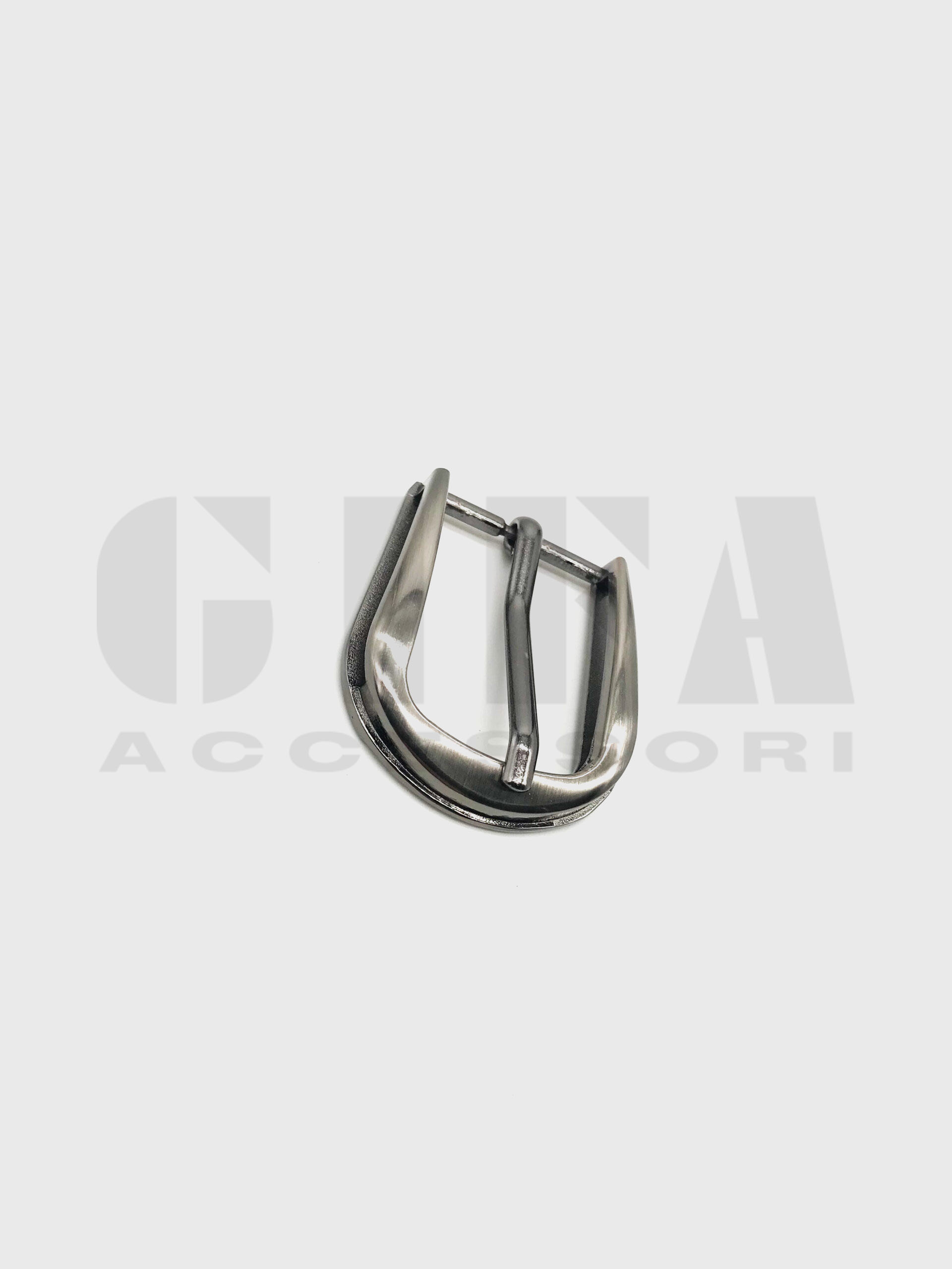 Fibbia 3 cm art 595-128 Canna di fucile spazzolato