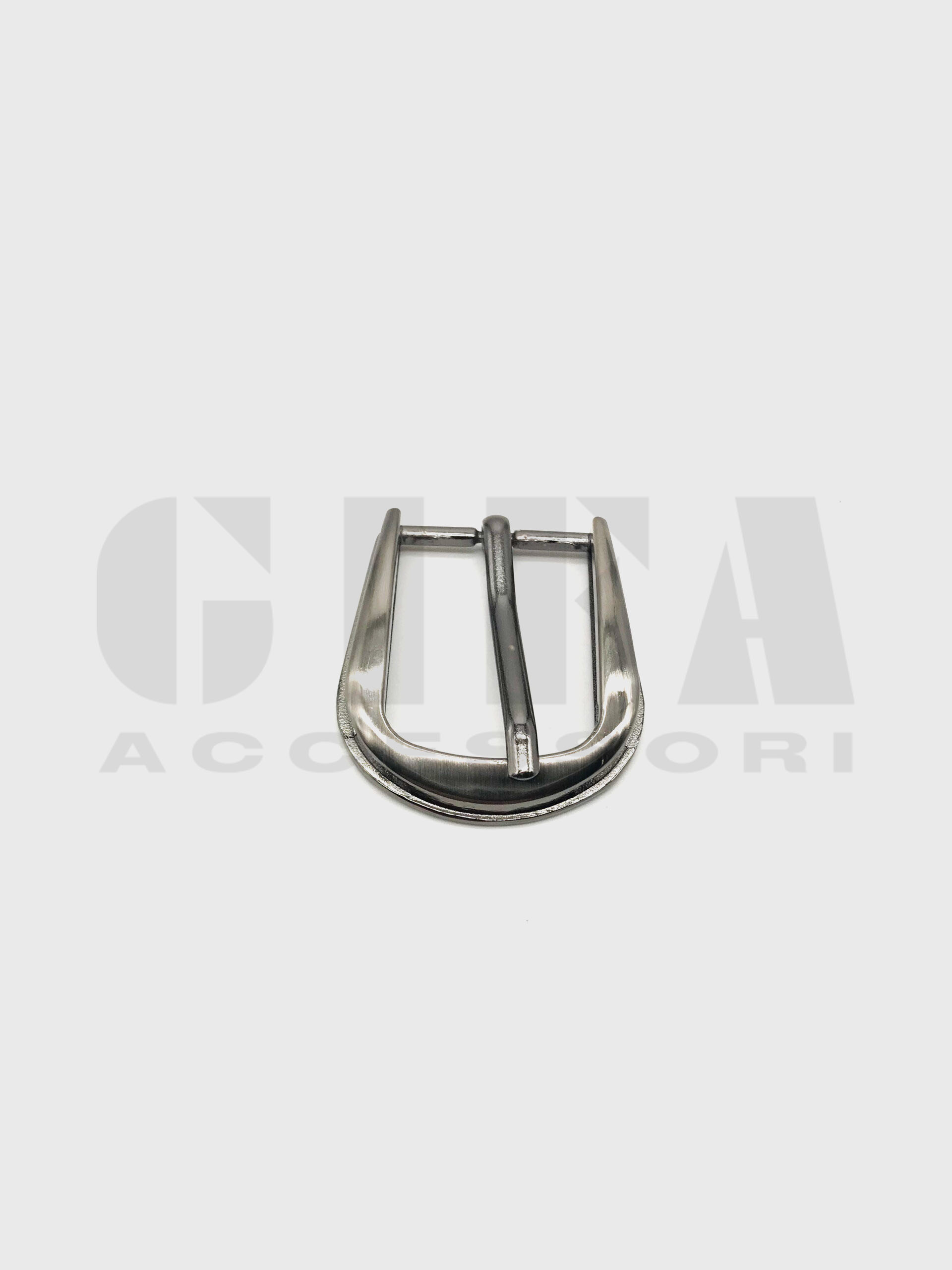 Fibbia 3 cm art 595-128 Canna di fucile spazzolato