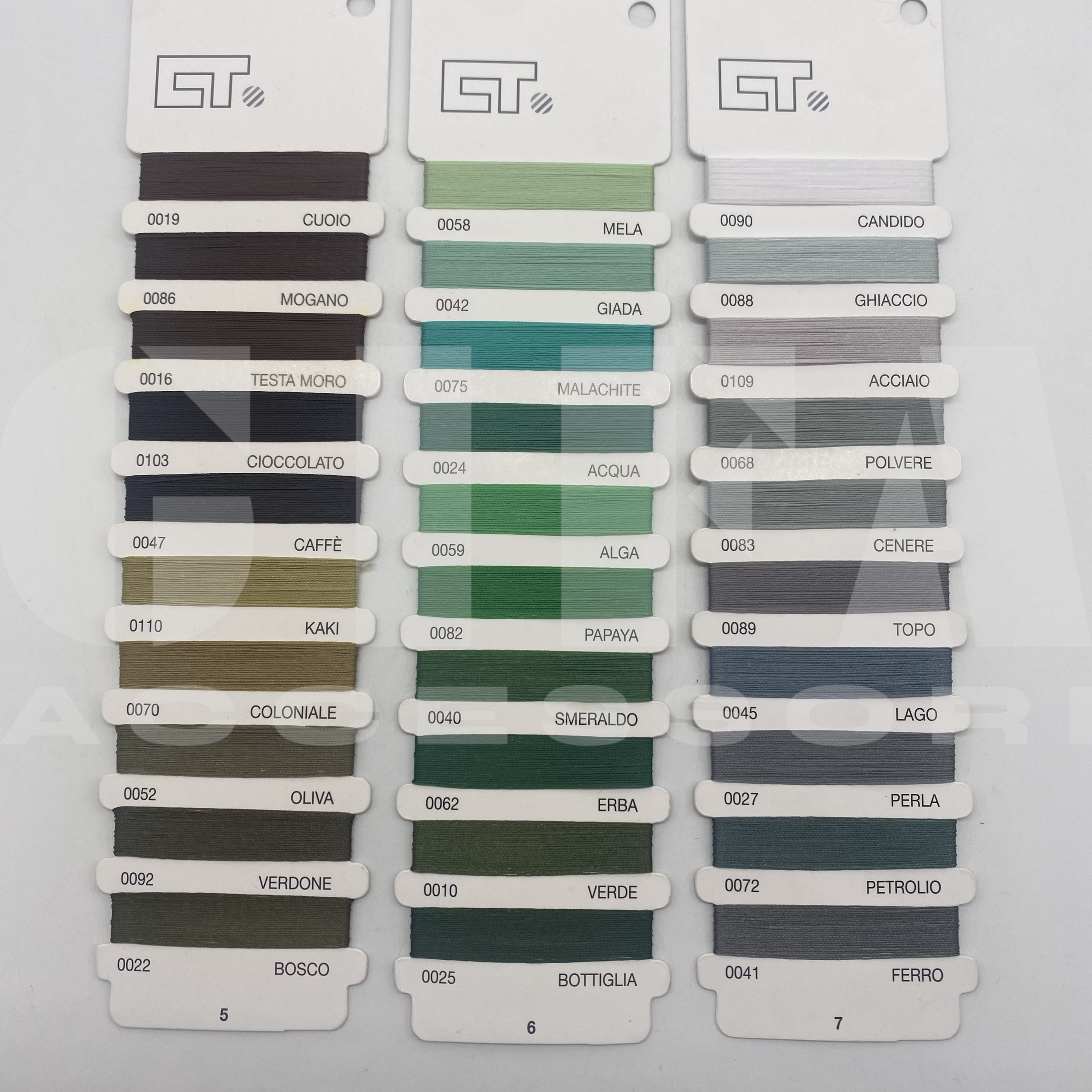 Filati per cucire ct point titolo 30/3 poliestere 100 %