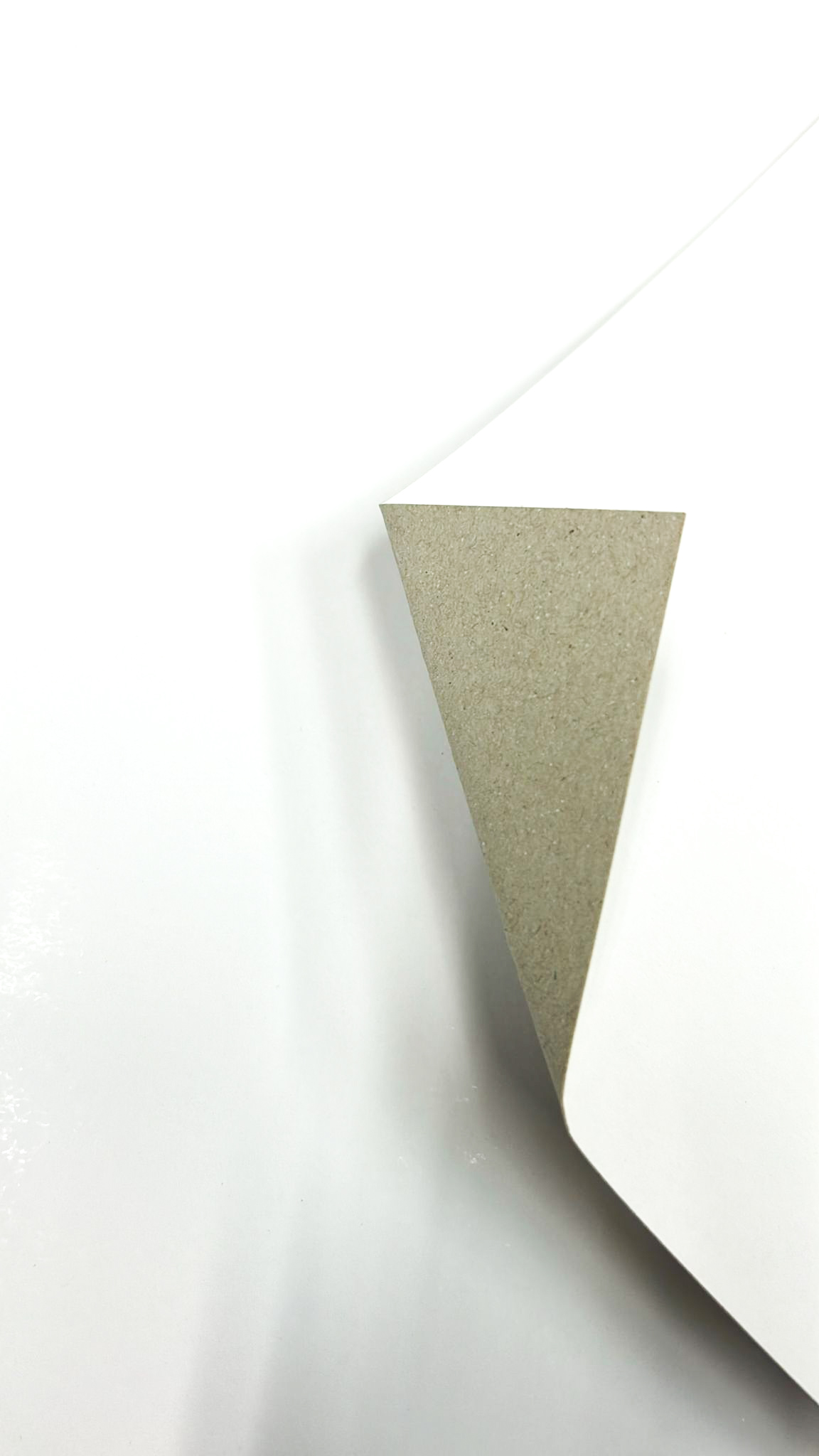 Cartone fustellato bianco grigio per modelli spessore 5/10 mm