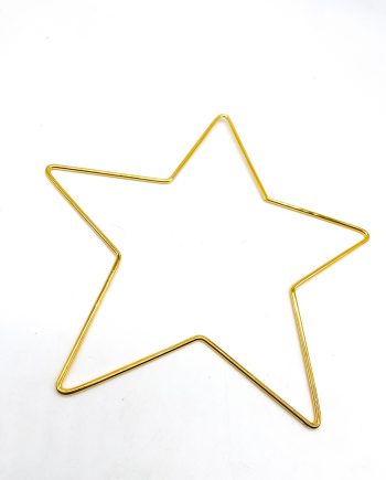 Manico a stella 20 cm Oro art 844515