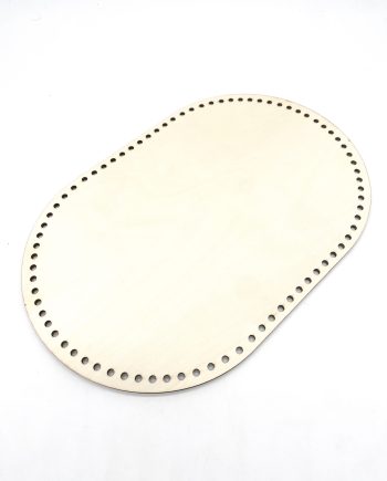 Fondo ovale in legno 27 cm x 18 cm art 890399