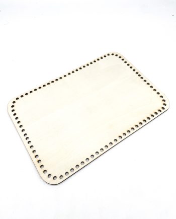 Fondo rettangolare in legno 23 cm x 15,5 cm art 890400