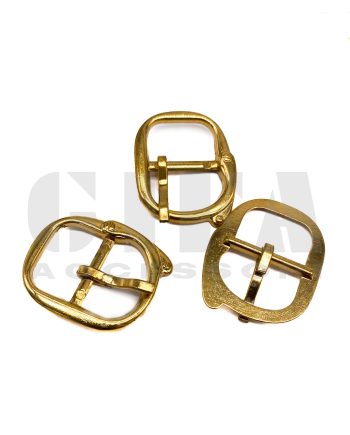 Fibbia doppio passo art 170 2 cm Ottone Zaponato