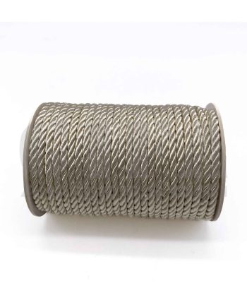 Cordoncino sintetico intrecciato 3 mm x 30 metri colore Avorio art. 810552