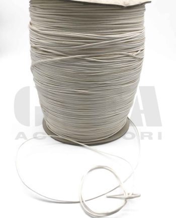 Laccio cerato bianco 2 mm al metro