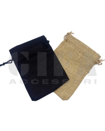 Custodie in juta 13,5 cm x 9,5 cm