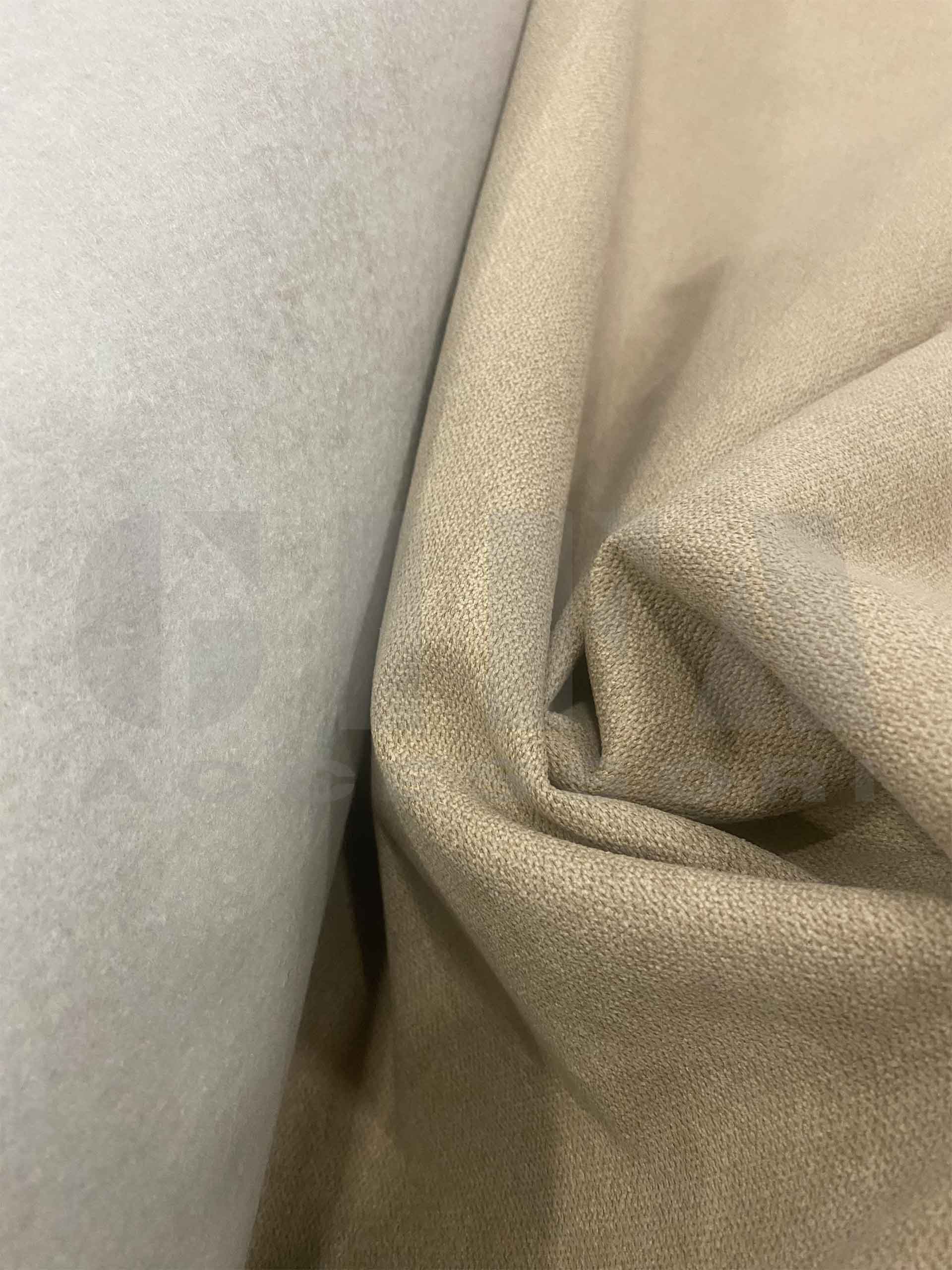 Tessuto in cotone poliestere Beige h 150 cm