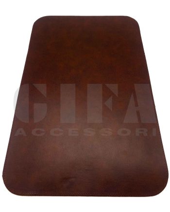 Finta pelle  quadrante tovaglietta per ristoranti da 45 cm x 30 cm doppia faccia cucito Marrone