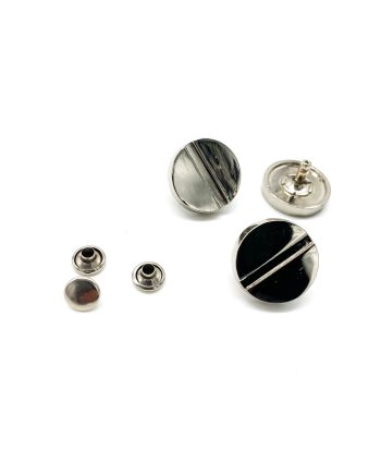 Borchia a rivetto con taglio art 26686 Nichel