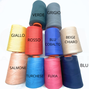 Filati per cucire titolo 30/3 poliestere 100 % formato da 200 grammi