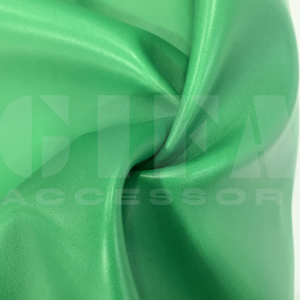 Pelli di nappa liscia Verde Erba