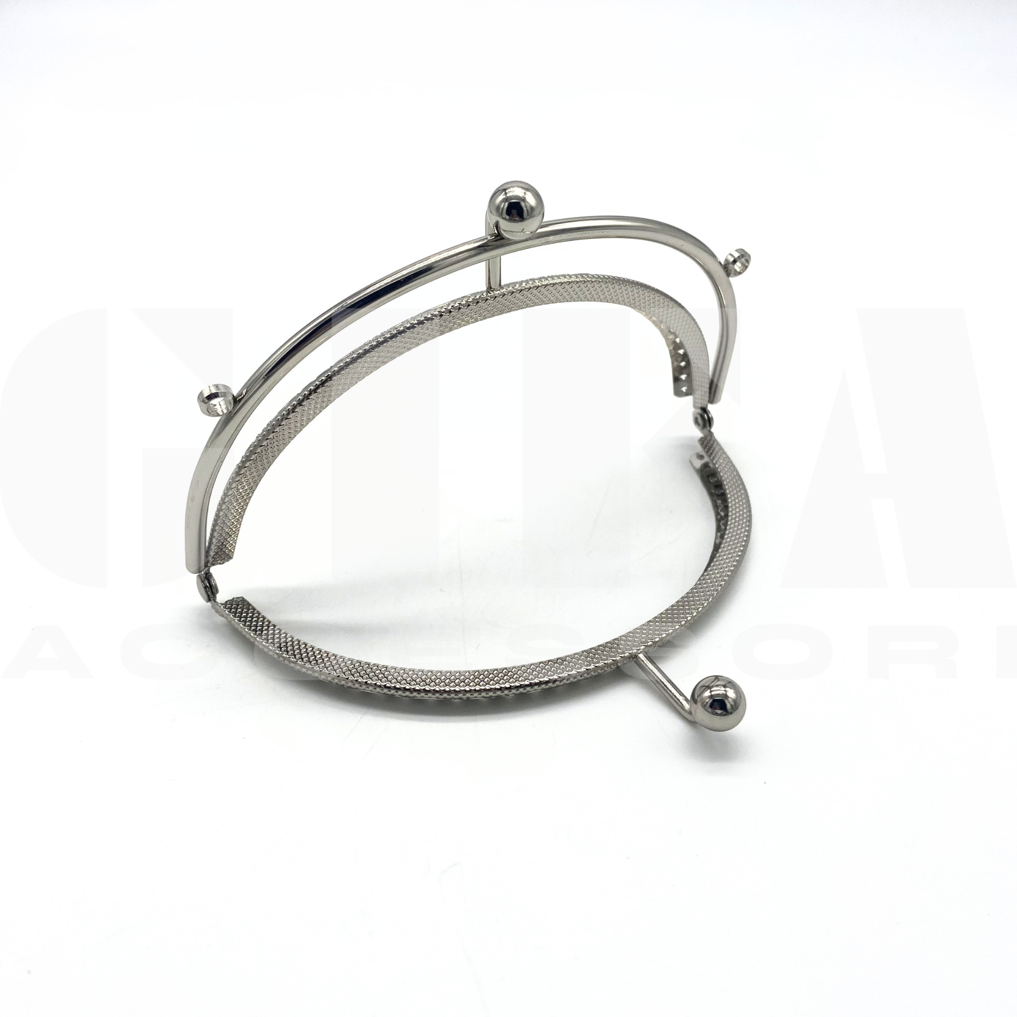 Clic clac mezza luna 12,5 cm Nichel art 845932