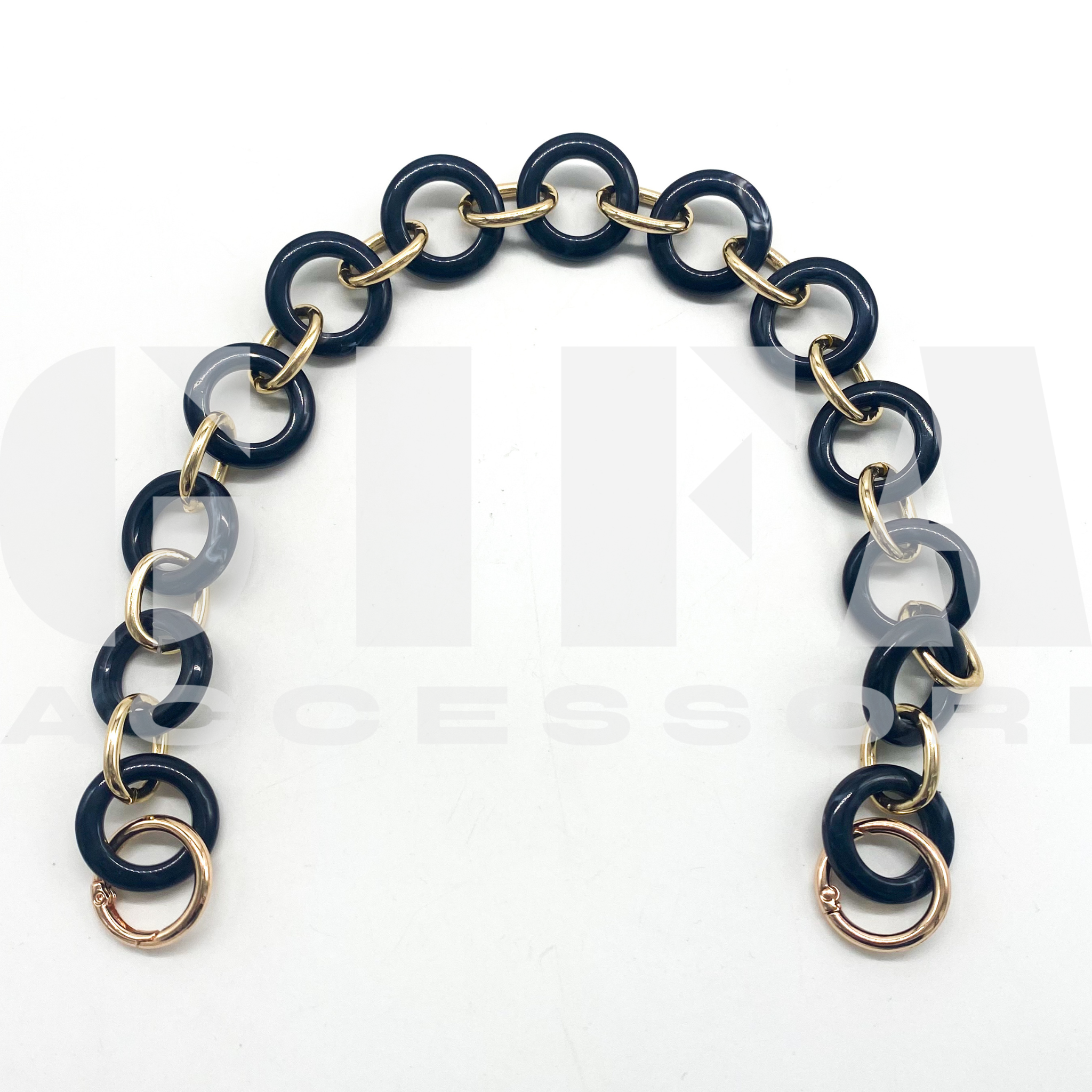 Catena per borsa in resina blu scuro - 844767