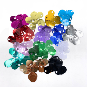 Pailettes vari colori diametro 20 mm confezioni da 20 gr