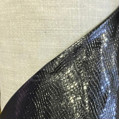 Finta pelle trama pitone H 145 cm Nero